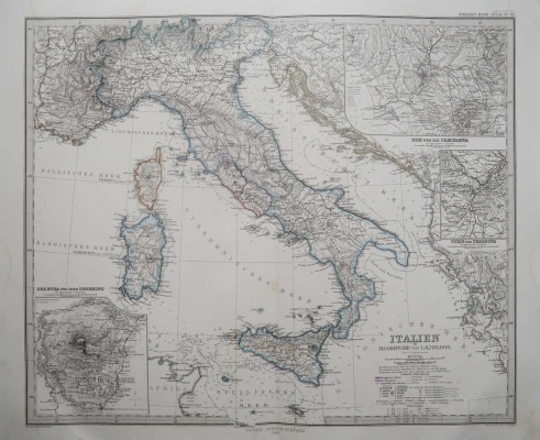[Атлас Штилера. Италия. № 33. Гота: Юстус Пертес, 1868.]